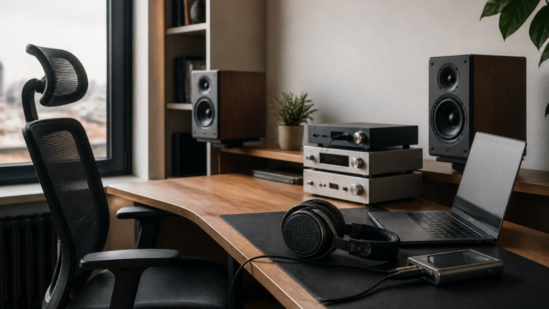 Slik bygger du audiophile oppsett for hjemmekontor 2026