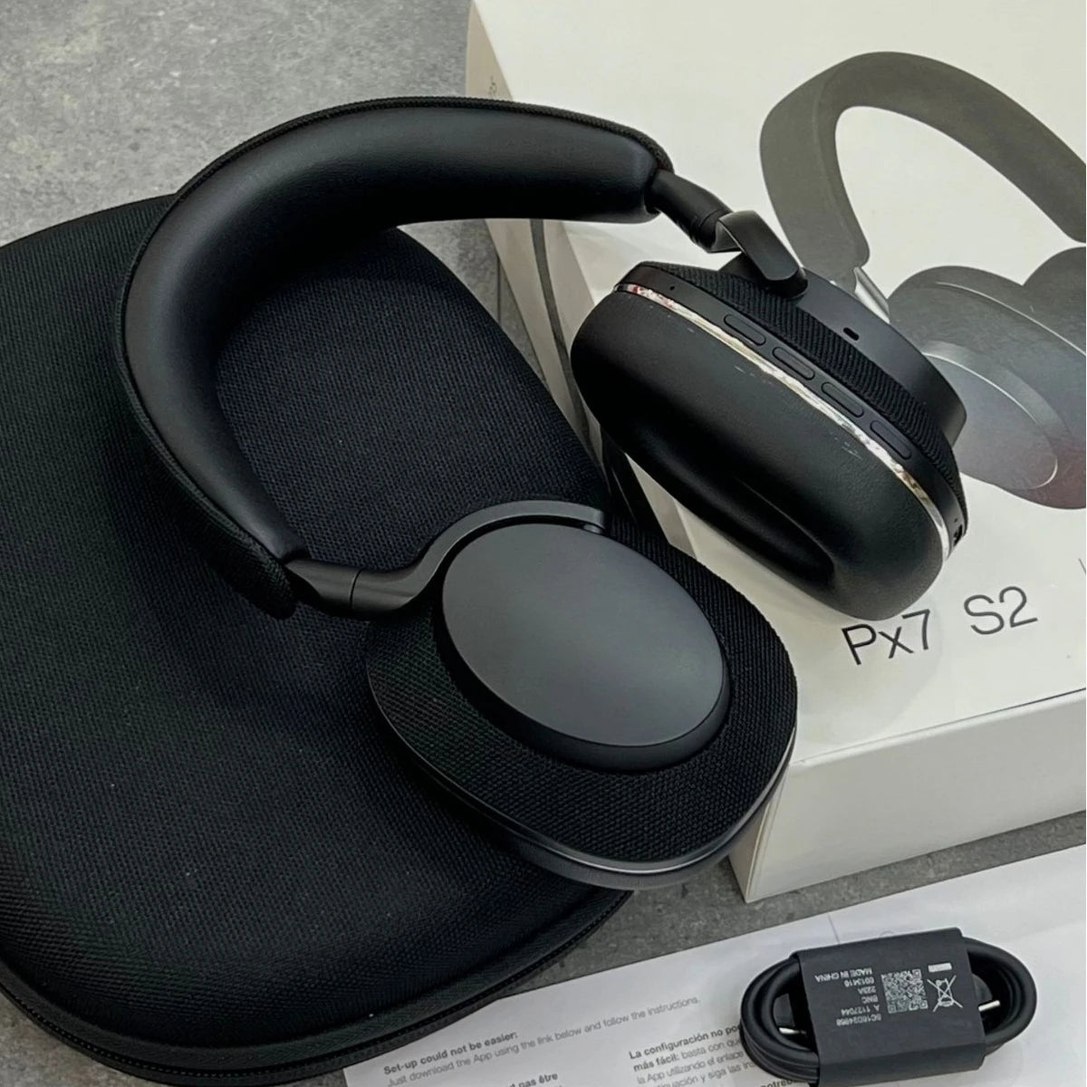 2026 New PX7S2 Over-Ear Wireless Bluetooth Headphones High-Fidelity HIFI Call True Noise-Canceling Headset PX8