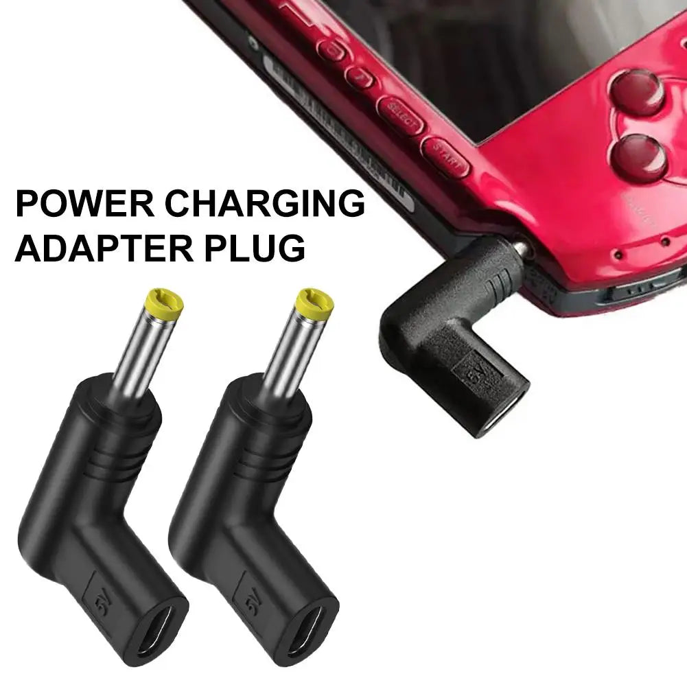Convertidor de carga y alimentación de 5V de tipo C a CC para PSP 1000, 2000 y 3000, adaptador de conversión de carga USB-C a Mini USB