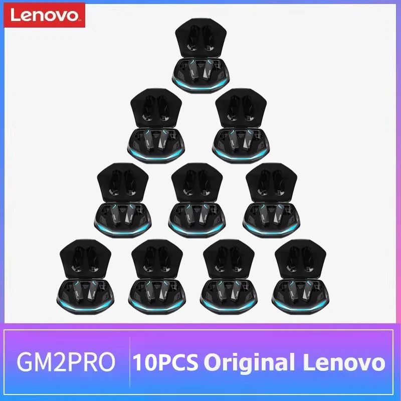 Casque Bluetooth Lenovo GM2 PRO pour le jeu 5.3 Casque Spoit Mode Double Appel HD Réduction de Bruit Écouteurs avec Micro Écouteurs de Musique