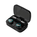 Auriculares inalámbricos 9D estéreo con caja de carga, deportivos, impermeables, Bluetooth TWS con micrófono