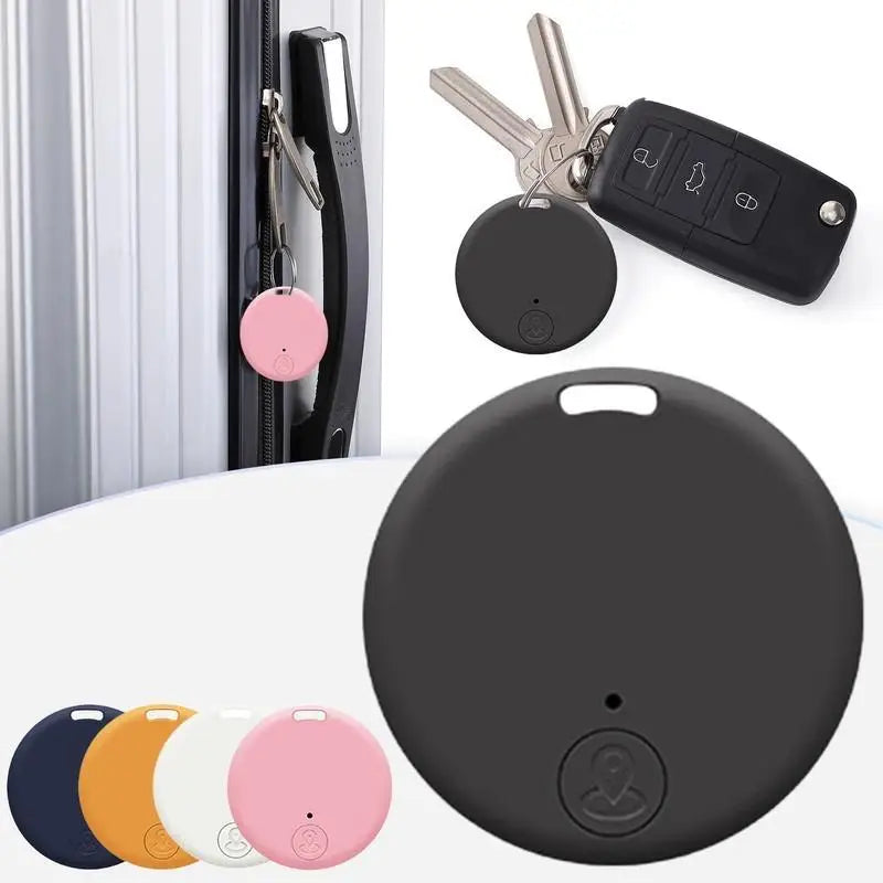 Mini GPS-locator med tyverialarm, smart Bluetooth-kompatibel tracker til pung og nøglering, hunde-, kæledyrs- og børnesporing, nøglefinder