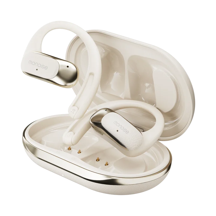 Écouteurs sans fil Bluetooth à oreille ouverte Monosie P-G1 AI Voice Assistant ChatGPT Traduction en temps réel 80H Longue durée de vie de la batterie