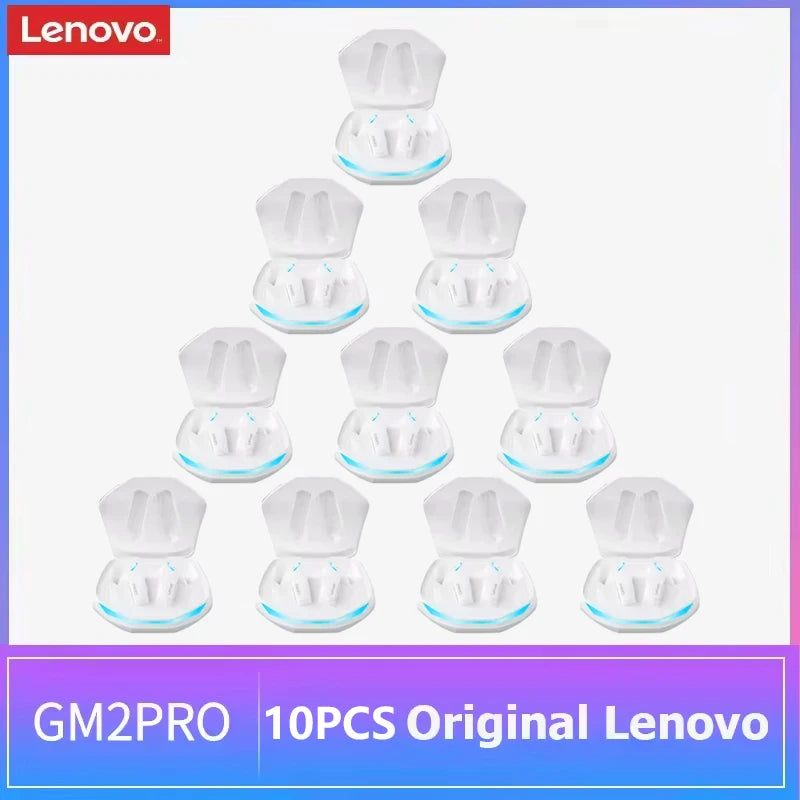 Casque Bluetooth Lenovo GM2 PRO pour le jeu 5.3 Casque Spoit Mode Double Appel HD Réduction de Bruit Écouteurs avec Micro Écouteurs de Musique