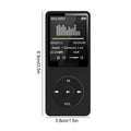 Reproductor MP3 con carga USB, grabación, pantalla digital, multimedia sin pérdida, portátil de bolsillo para deportes, correr, caminar y reproducir música