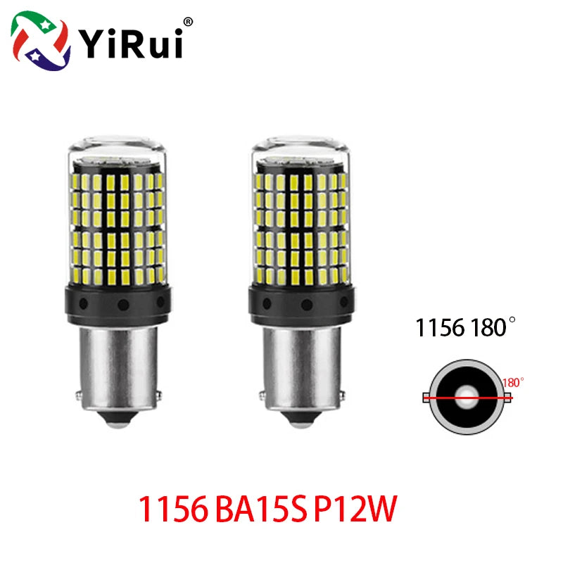 Smart Chips 2Pcs 1156 BA15S 1157 Bay15d Car LED Reverse Light Bulbs for Car Rear Tail Turn Signal Reverse Brake Running Lights