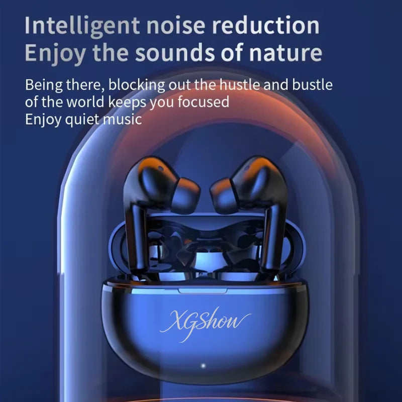 XGSHOW Air7 BT5.3 trådløse øretelefoner i høj kvalitet, in-ear-musik-, gaming- og sportshøretelefoner, HiFi-stereo-TWS-øretelefoner til telefoner, Xiaomi og Samsung