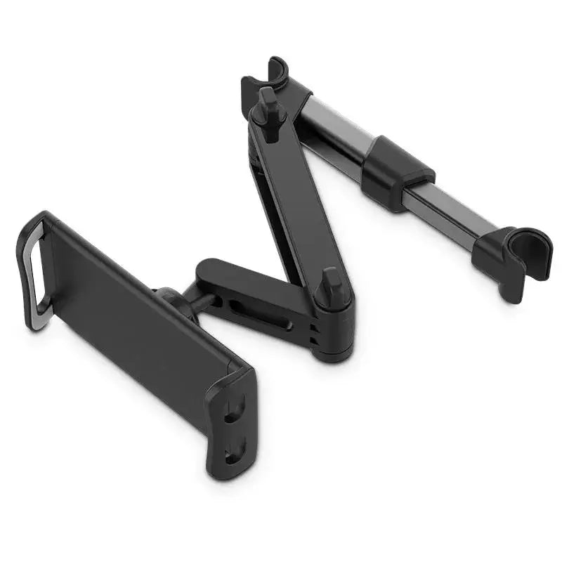 Soporte telescópico para teléfono o tableta del reposacabezas del coche, giratorio, para el asiento trasero, soporte universal y accesorios