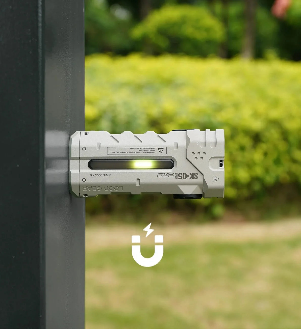 Linterna LED plana multifuncional LOOP MAO de 4360 lúmenes, foco recargable con imán en la cola para senderismo y transporte diario