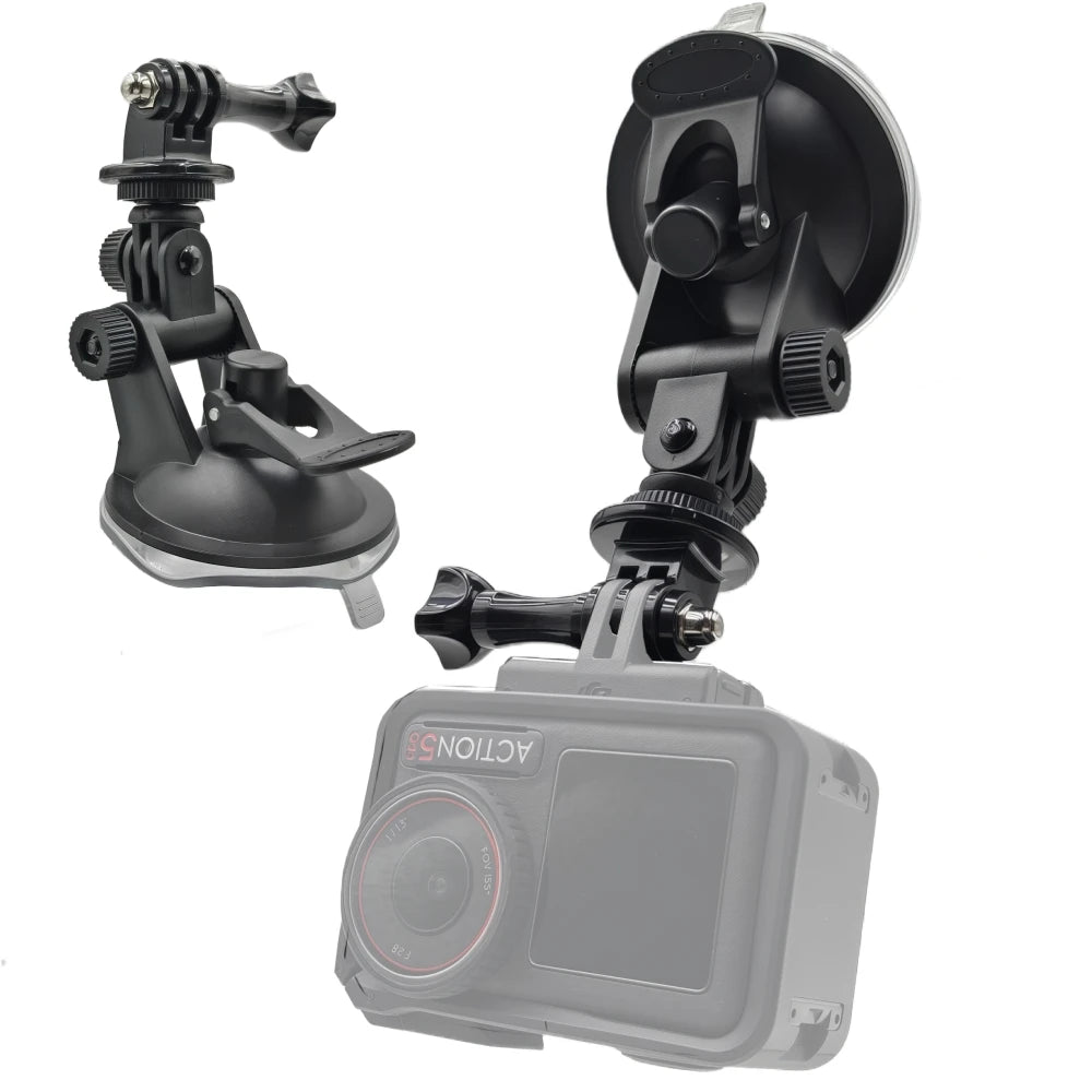 Soporte con ventosa para cristal y parabrisas de automóvil, compatible con cámaras GoPro Hero 13, 12, 11 y 10, Insta360 X3 y X4, y DJI OSMO Action 5 Pro