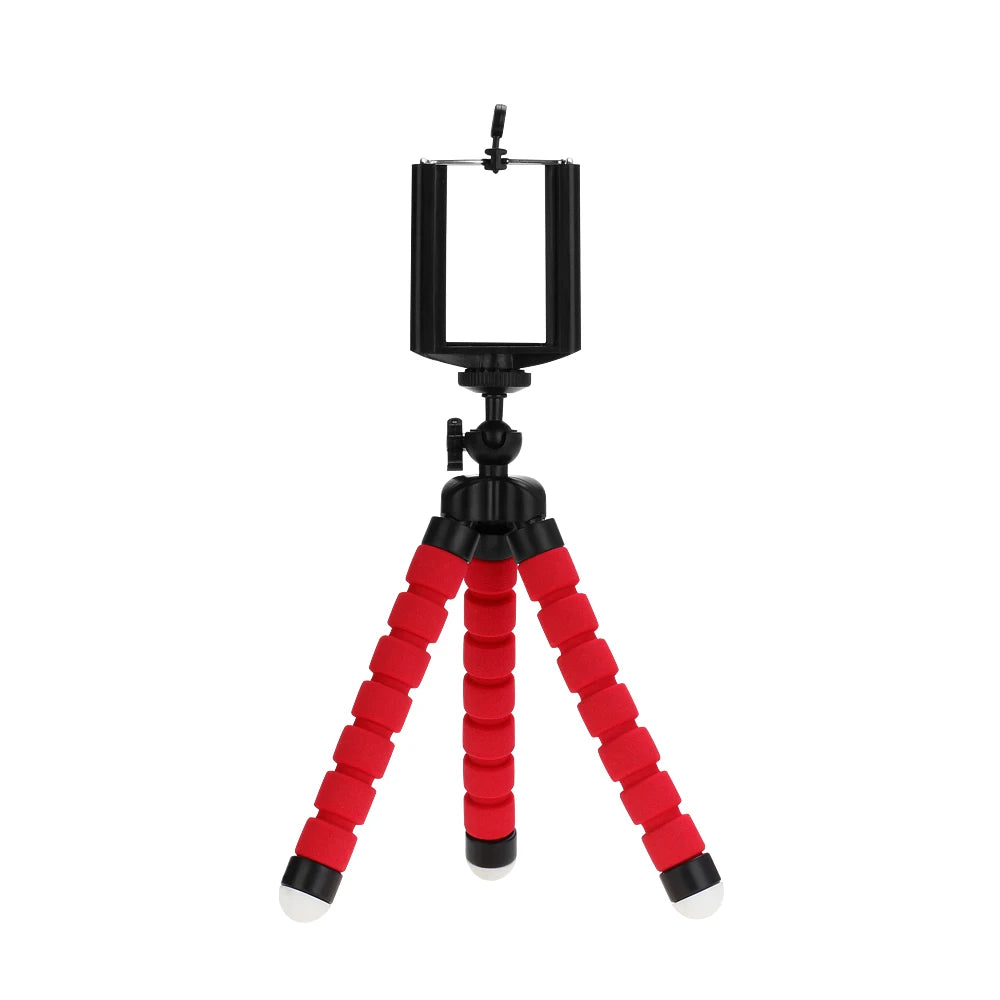 Trípode para teléfono y cámara móvil, soporte con pinza para smartphone, monopie, trípode de pie, trípode mini pulpo Stativ para teléfono