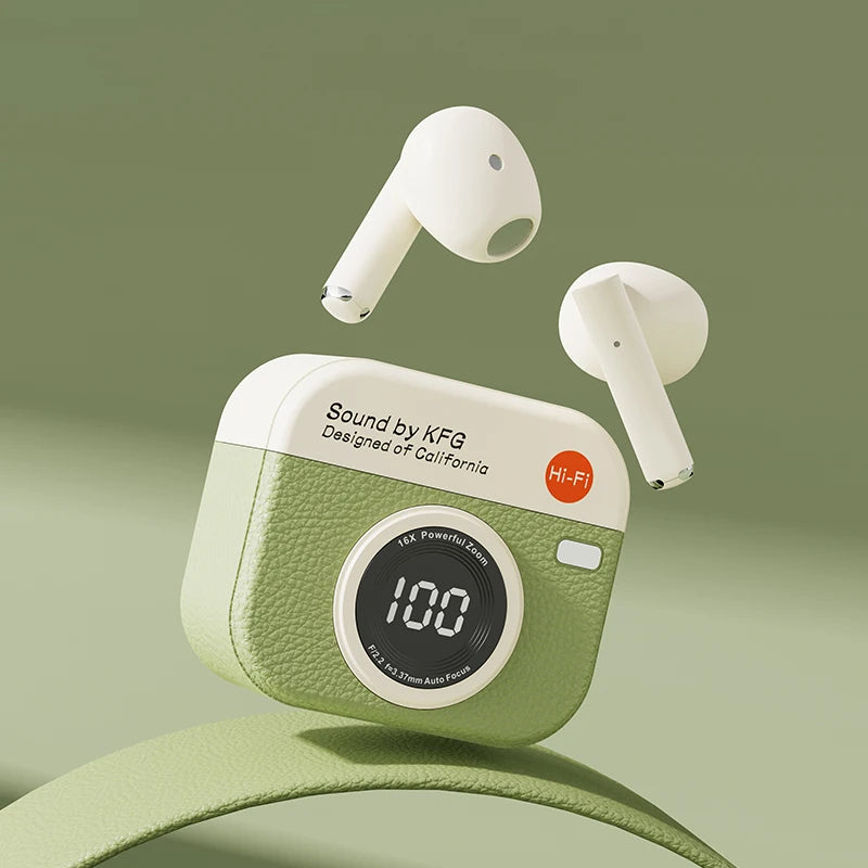 Casque Bluetooth 5.3 sans fil Q86, écran numérique LED de puissance, autonomie de 24 heures, casques de jeu HiFi, écouteurs de sport étanches