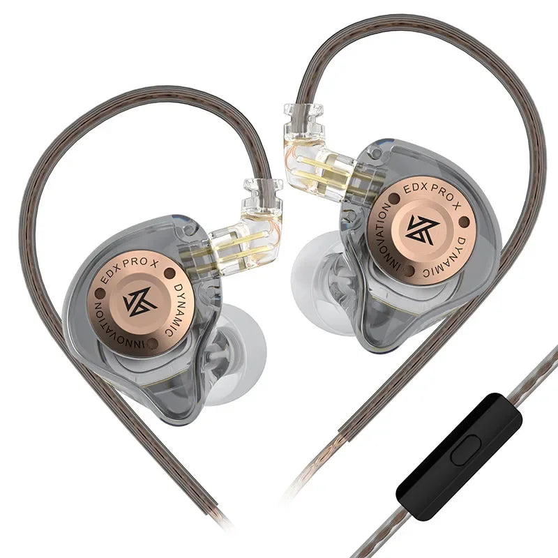 KZ EDX PRO X dynamiske øretelefoner, HIFI-bas, earbuds til sport og musik med støjreduktion, headset, KZ EDX PROX ZSTX ZSN PROX EDC EDA ZVX