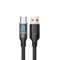 NNBILI 120W C-C and A-C Cable Phone Super Fast Charging Cable With LED Display Data Cord not for iPhone xiaomi Samsung