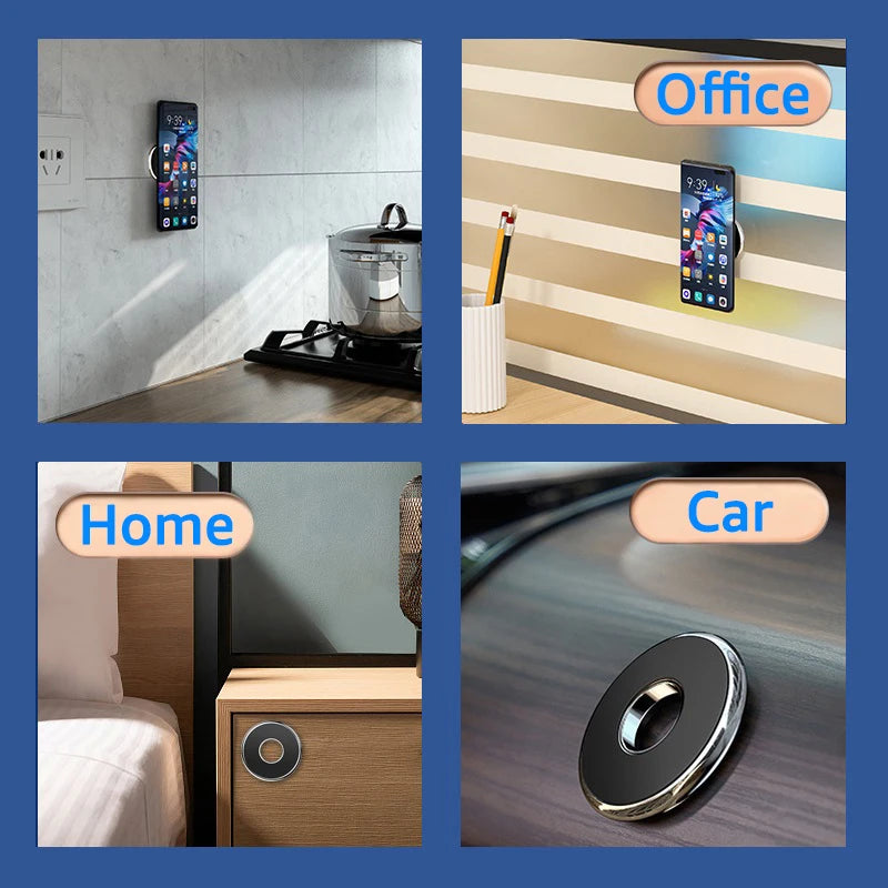 Universal Magnetic Car Phone Holder Stand Round Magnet Car Mount Bracket GPS Smartphone Mobile Support In Car Bracket for IPhone