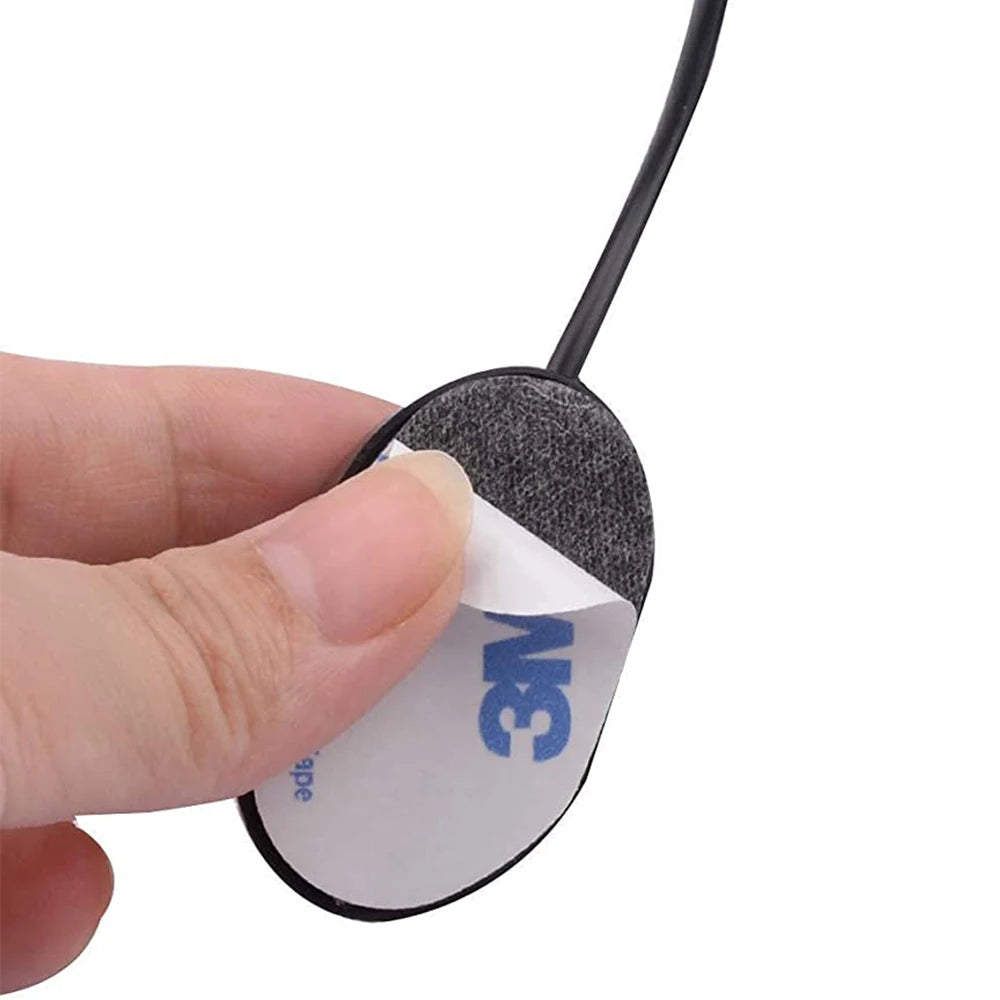 Bilmikrofon til lydsystem 3.5mm ekstern mikrofon til bilens hovedenhed, Bluetooth-aktiveret stereoanlæg, radio, GPS og DVD Mikrofo / Microfon