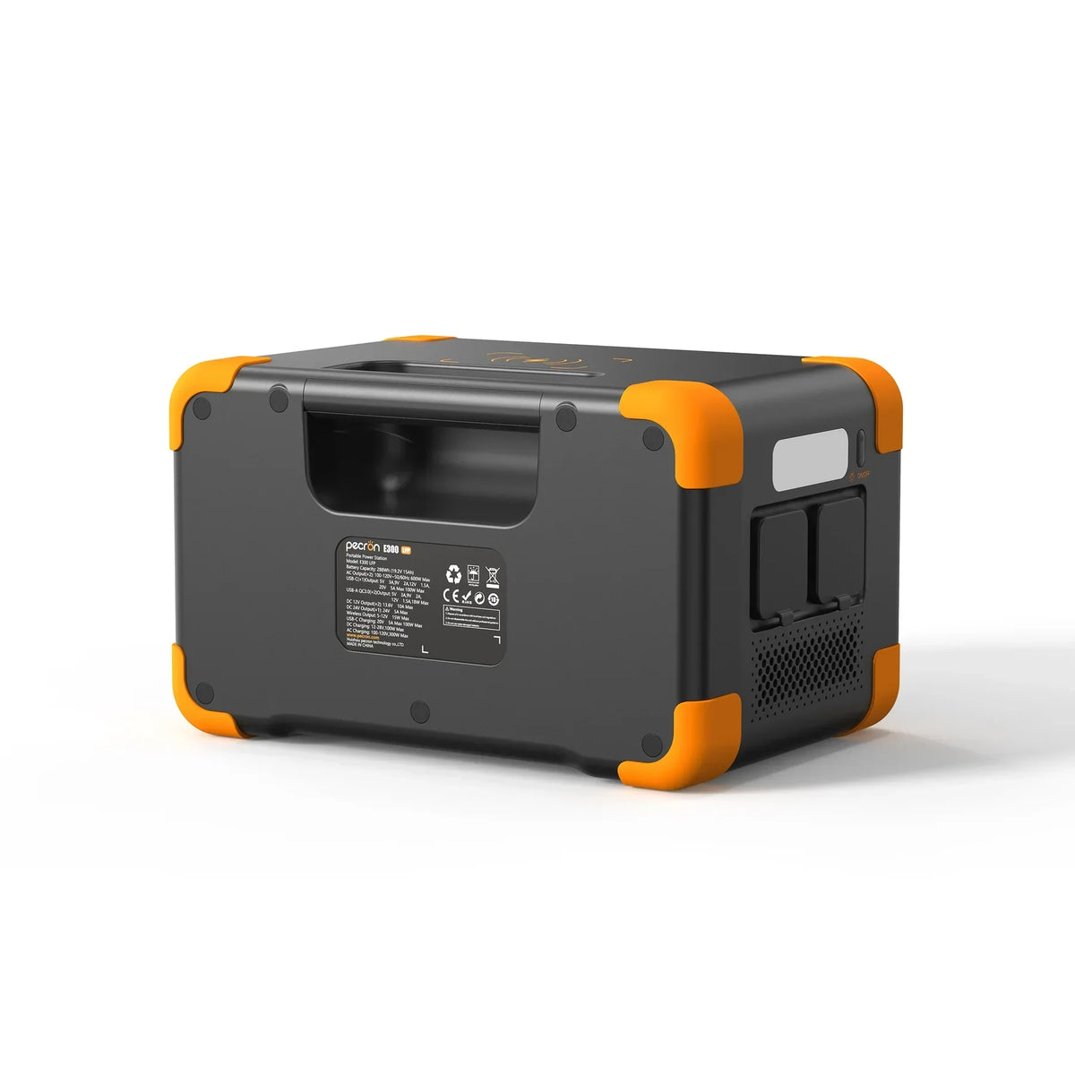 Pecron E300LFP – bærbar strømstasjon med 288 Wh LiFePO4-batteri