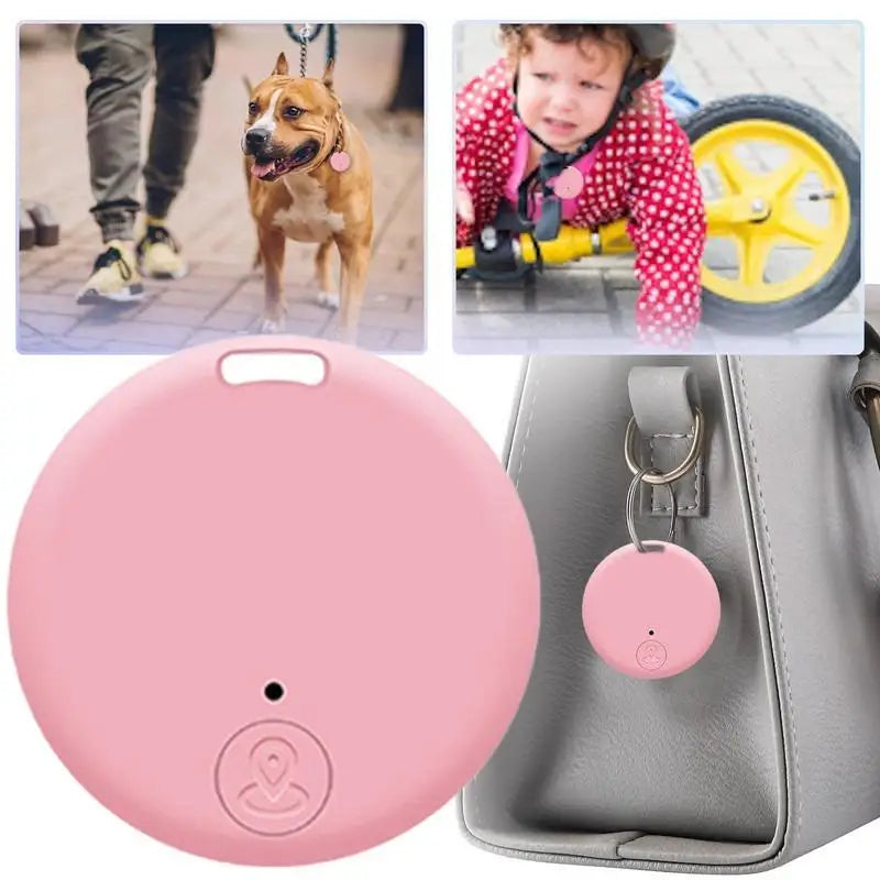 Mini GPS-locator med tyverialarm, smart Bluetooth-kompatibel tracker til pung og nøglering, hunde-, kæledyrs- og børnesporing, nøglefinder