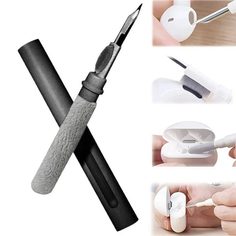 Portable Earphone Cleaning Pen Soft Brush Head for pro Bluetooth Wireless Camera Dust Removal Tool