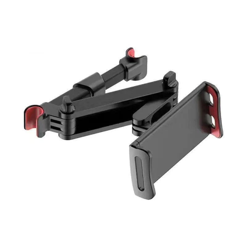Soporte telescópico para teléfono o tableta del reposacabezas del coche, giratorio, para el asiento trasero, soporte universal y accesorios