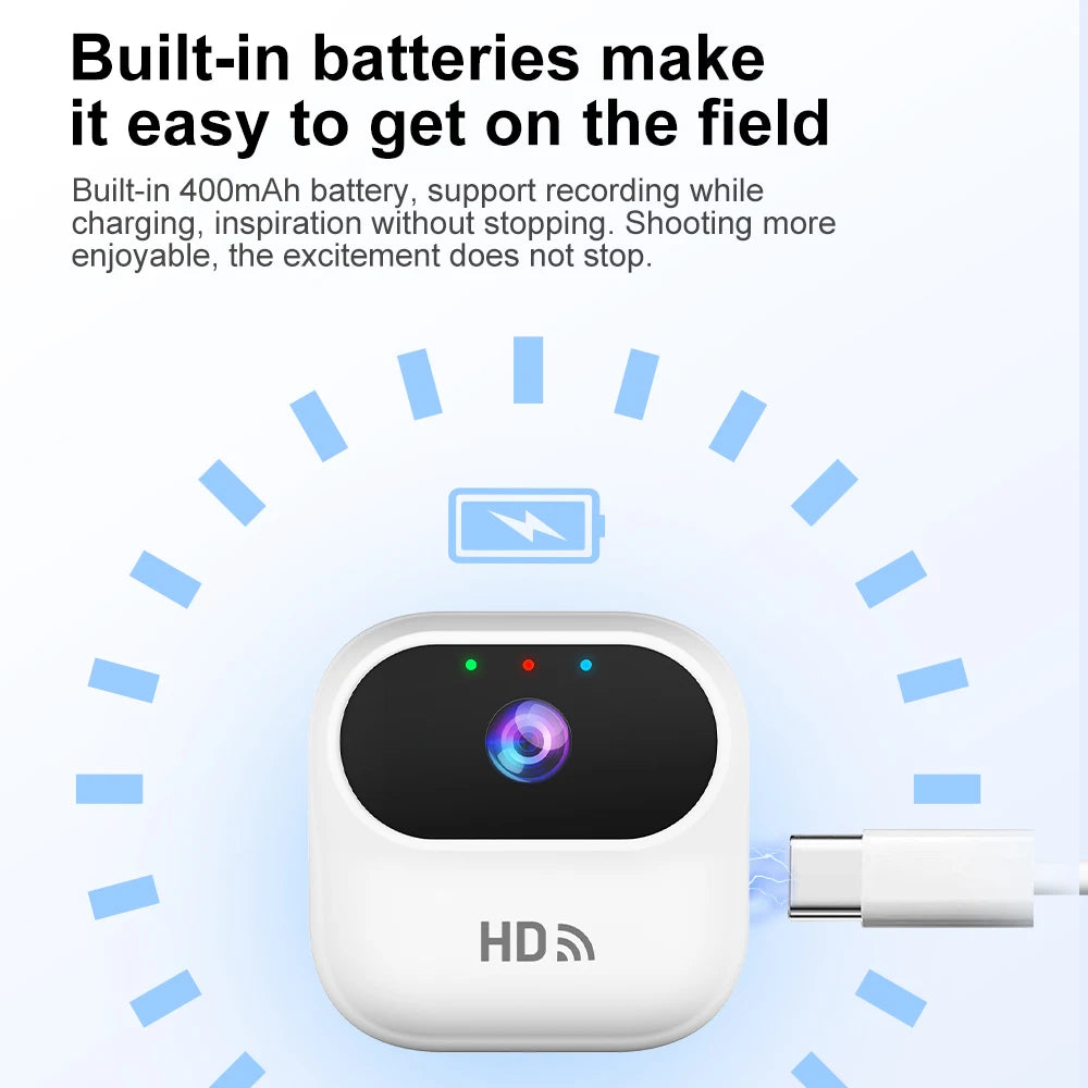 Ourlife A800 Mini-Kamera, 1080p-WLAN-Smart-Home-Überwachungskamera, Monitor und Camcorder, Videoüberwachungskamera mit Bewegungsverfolgung