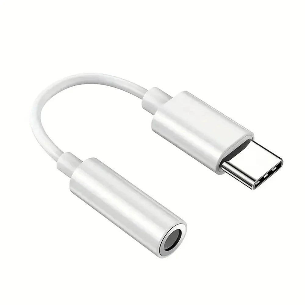 Typ-C-auf-3,5-mm-AUX-Adapter, USB-Typ-C-auf-3,5-mm-Audiokabel, Ohrhörer-Konverter für Samsung, Xiaomi, Redmi, Poco, LG, Huawei und OnePlus