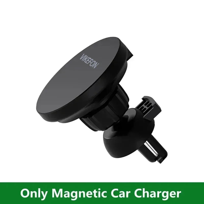 Estación de carga inalámbrica magnética para coche HOMEFISH, soporte y cargador para teléfono, tableta, reloj y auriculares, carga rápida