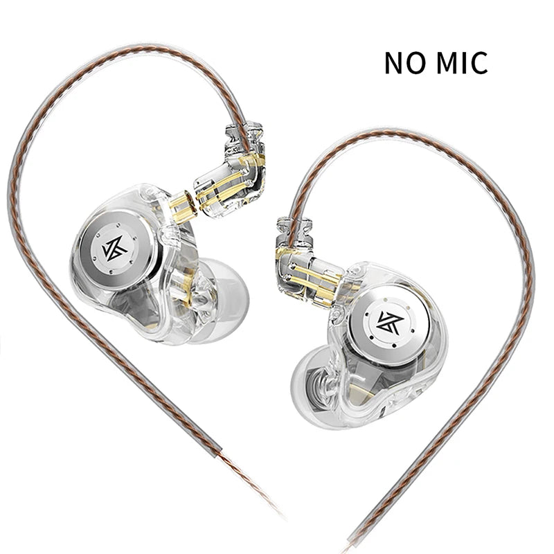 KZ EDX PRO 10mm dynamiske øretelefoner med dobbelt magnetisk kredsløb, HIFI-bas, earbuds til sport og støjreducerende headset, KZ ZSTX ZSN PRO ZAS