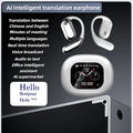 2026 New AI ENC Open Ear Bluetooth Earphones HiFi Stereo Sound Wireless Headphones Pain Free Long Wearing Sports Earbuds