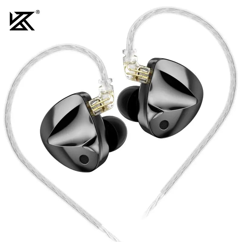 KZ D-Fi HIFI-Bass-Ohrhörer, In-Ear-Monitor mit 4-stufigem Tuning-Schalter, Sport-Stereo-Headset mit Geräuschreduzierung
