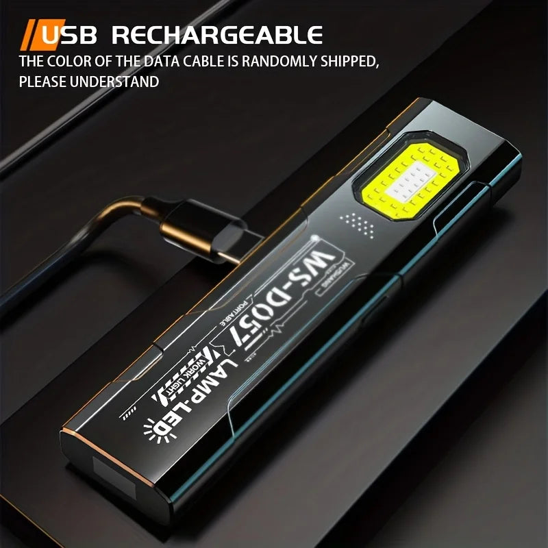 Potente mini luz intermitente de seguridad, luz de trabajo y de advertencia de alta intensidad, portátil, para mantenimiento exterior, emergencias y uso EDC