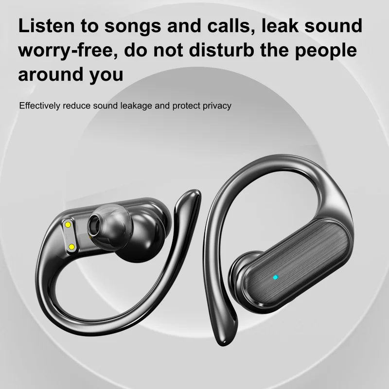 Auriculares inalámbricos BOSECXT Bluetooth 5.3, estéreo TWS, con gancho para la oreja, Hi-Fi, HD y micrófono, para iPhone y Android
