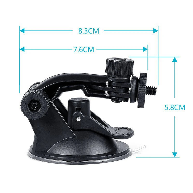 Car Suction Cup Camera Mount for Gopro Vehicle Window Windshield Holder for Go Pro Insta360 DJI OSMO Action Camera Accsesories