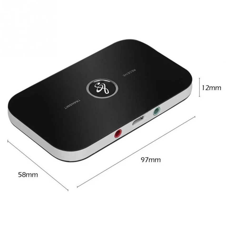 Transmisor y receptor de audio Bluetooth 5.0, RCA, con conector AUX de 3,5 mm, dongle USB, adaptador inalámbrico de música estéreo para kit de automóvil, PC, TV y auriculares