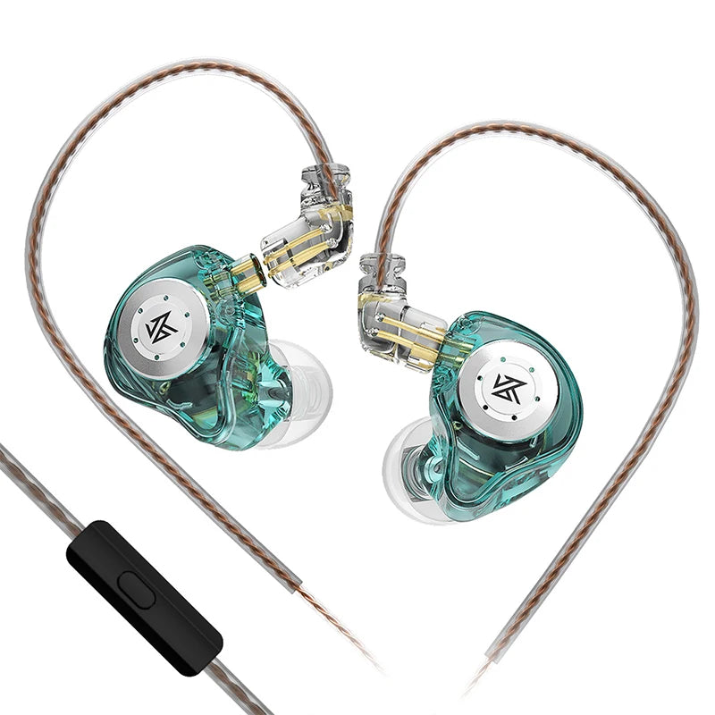 KZ EDX PRO 10mm dynamiske øretelefoner med dobbelt magnetisk kredsløb, HIFI-bas, earbuds til sport og støjreducerende headset, KZ ZSTX ZSN PRO ZAS
