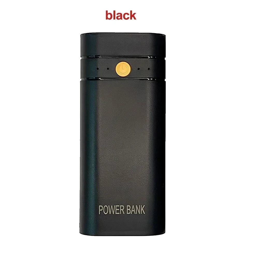 DIY Not Including Batteries Power Bank Box 5V 2A 6000mAh 2X 18650 USB Type-C Battery Charger Case For Phone Electronic Charging
