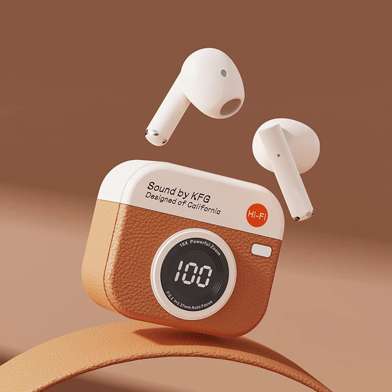 Casque Bluetooth 5.3 sans fil Q86, écran numérique LED de puissance, autonomie de 24 heures, casques de jeu HiFi, écouteurs de sport étanches