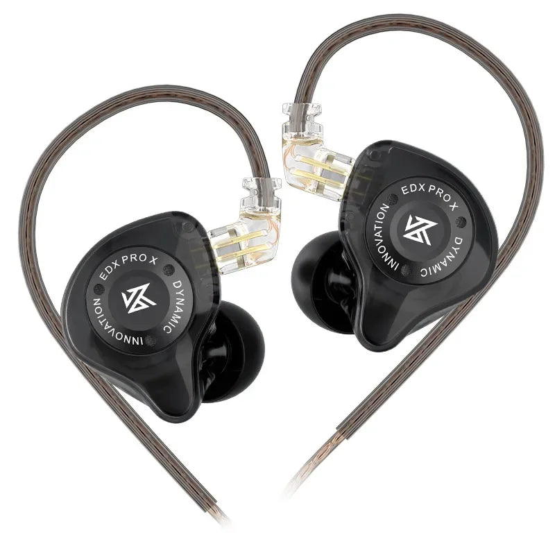 KZ EDX PRO X dynamiske øretelefoner, HIFI-bas, earbuds til sport og musik med støjreduktion, headset, KZ EDX PROX ZSTX ZSN PROX EDC EDA ZVX