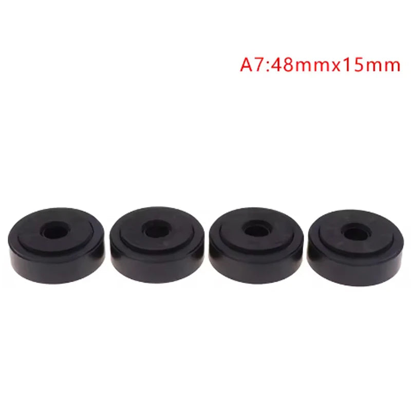 Juego de 4 unidades: patas de soporte antivibración para amplificador y altavoz de audio HIFI, almohadillas aislantes, soporte con abrazadera de garra de cangrejo para trípodes de cámara