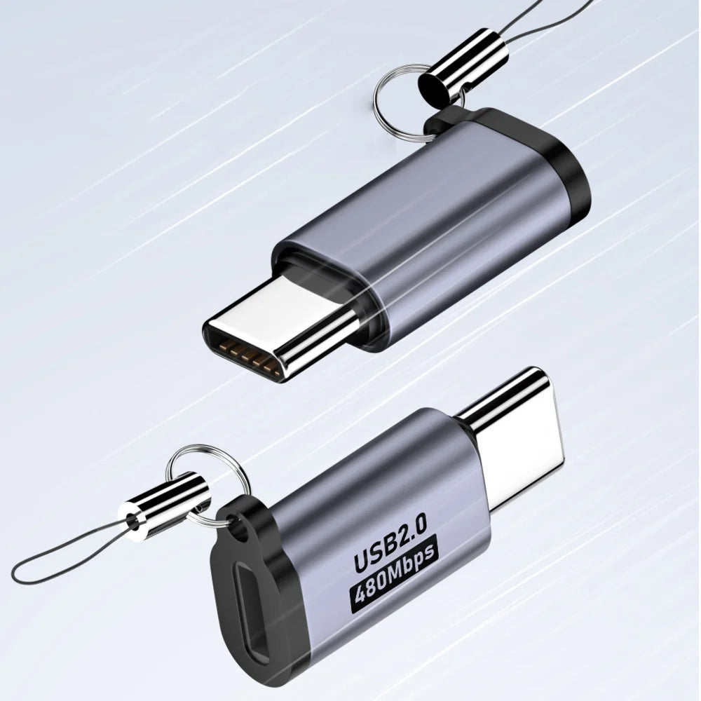 USB C Adapter Type C Female to Micro to Mini USB Male Converter IPhone14 13 Xiaomi Samsung iOS Male Charger Adapter