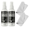SIKEZHAN-skærmrensesæt med pudseklud – stribefri spray til MacBook, iPad, iPhone, bærbar computer, skærm og TV (2oz)