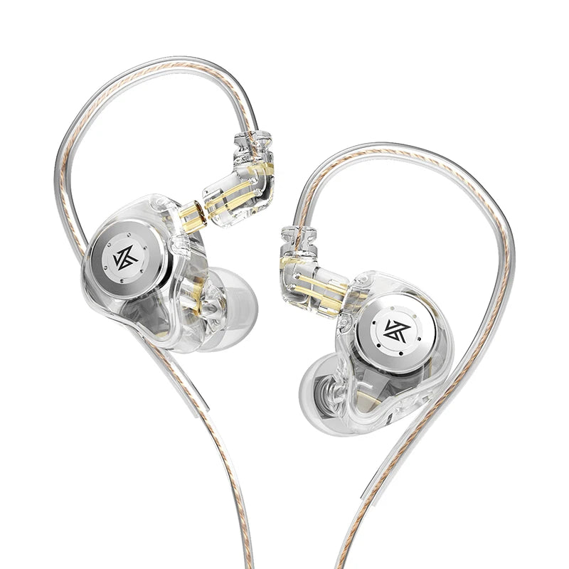 KZ EDX PRO 10mm dynamiske øretelefoner med dobbelt magnetisk kredsløb, HIFI-bas, earbuds til sport og støjreducerende headset, KZ ZSTX ZSN PRO ZAS