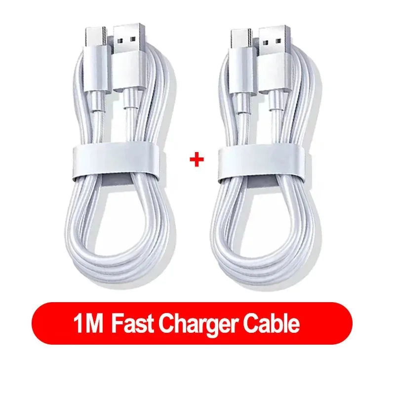 3PCS Type C Super Fast Charging Cable 10A 100W Data Cord for Huawei OPPO Vivo iQoo - Quick Charge USB Cables