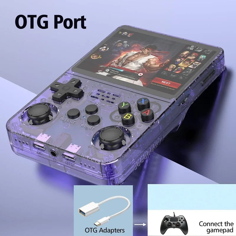 Originale Arkos R36S Retro-Spielkonsole mit 128 GB, tragbare Handheld-Konsole mit 3,5-Zoll-IPS-Bildschirm, mobiler Videoplayer, 64 GB, Spielkonsole als Geschenk für Kinder