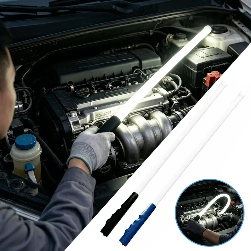 Barra de linterna LED flexible de 78 cm, batería recargable con autonomía de 2 horas, luz de trabajo de alto brillo para reparación de automóviles e inspección de motores