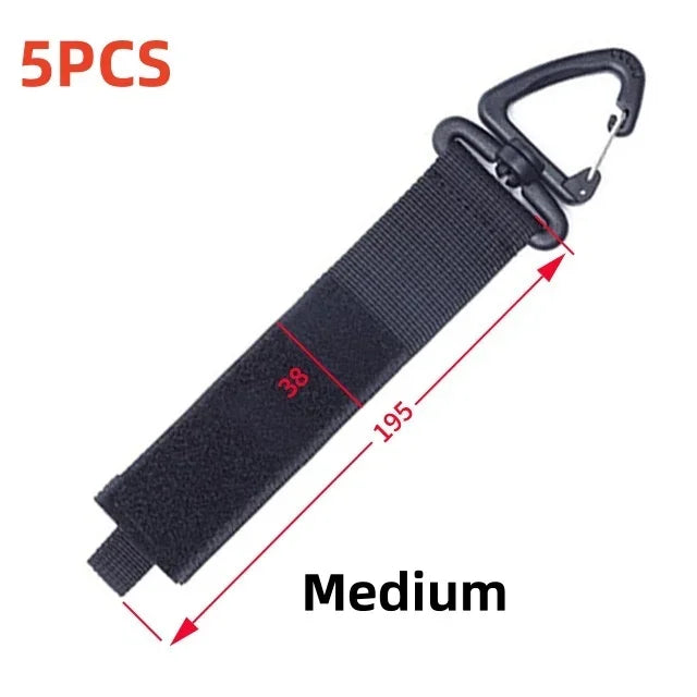 Cord Organizer Holder with Rotate Buckle Wire Manager Power Cord Management Nylon Heavy Cord Storage Straps for Cables Hoses