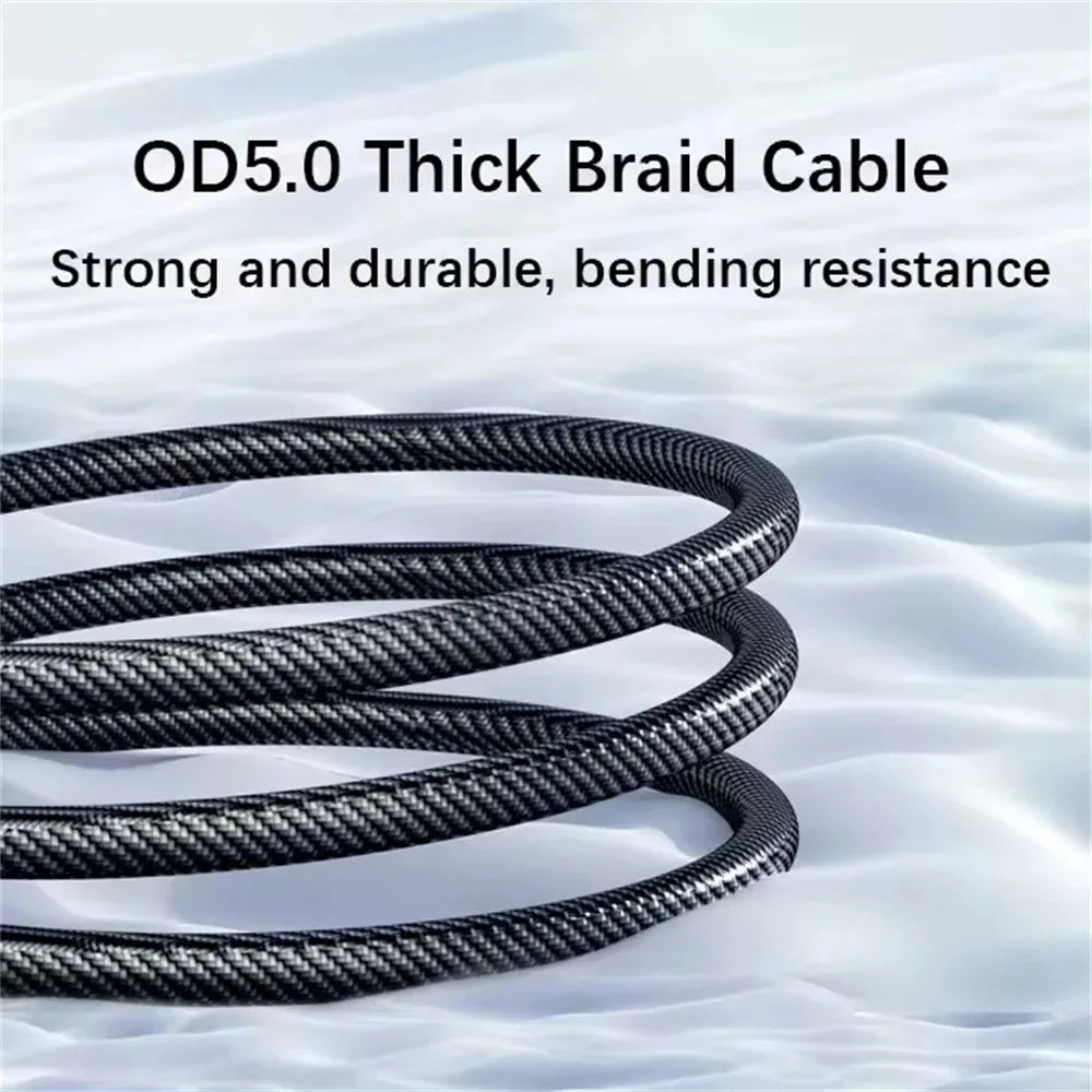 100W USB C 120W USB A Charging Cables with LED Display Screen, USB C=C-C，USB A=A-C, Not for Xiaomi iPhone Samsung