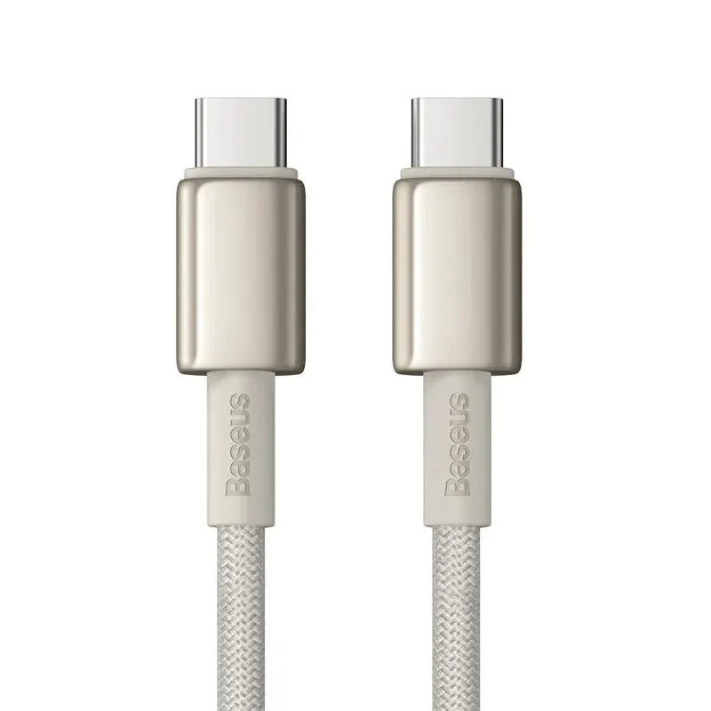 Baseus 100W Type C Cable For iPhone 15 USB C PD Fast Charging Charger Wire Cord For Macbook Samsung Xiaomi Type C USB C Cable