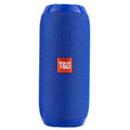 Bluetooth Speaker Wireless Waterproof Outdoor Stereo Bass USB/TF/FM in blue color, designed for superior sound quality.