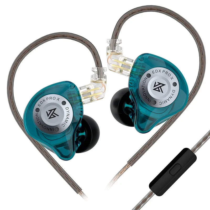 KZ EDX PRO X dynamiske øretelefoner, HIFI-bas, earbuds til sport og musik med støjreduktion, headset, KZ EDX PROX ZSTX ZSN PROX EDC EDA ZVX